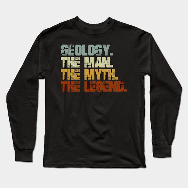 Geology Long Sleeve T-Shirt by designbym